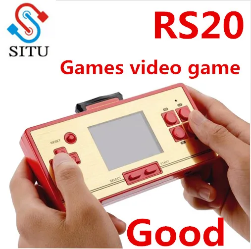 Games video game console handheld game 2.6 inch screen 600 in 1 games av output 8bit for family three color retro console rs20