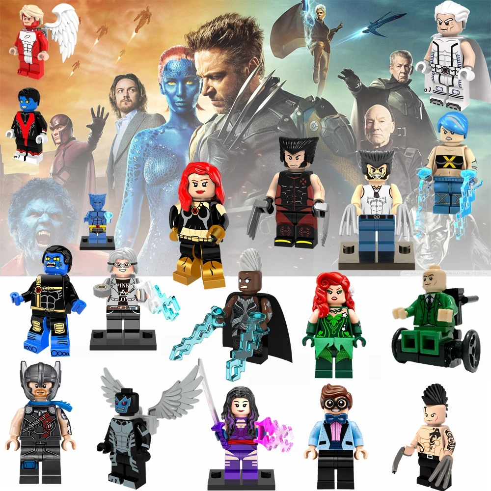 

Legoing X Men Figures X-men Building Blocks Professor X Wolverine Legoings Magneto Jean Grey Children Birthday Christmas Gifts