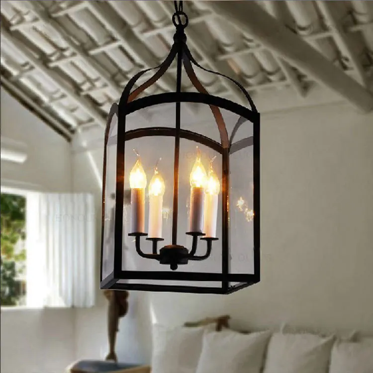 Стеклянные подвесные светильники Luminaria Pendente скандинавский железный подвесной