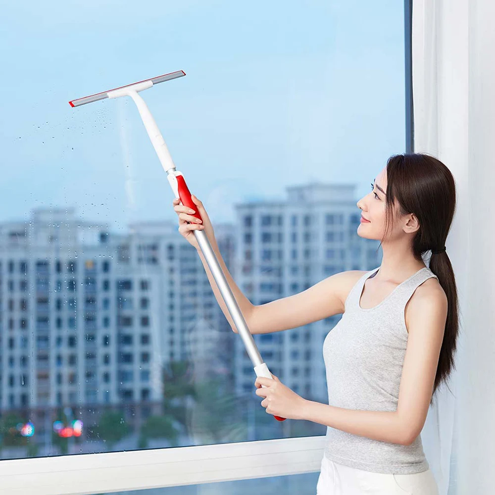 

Original Xiaomi Mijia Retractable Window Scraper Squeegee Portable Car Glass Cleaner 300mm Scrapers Bathroom Cleaning Kit Home