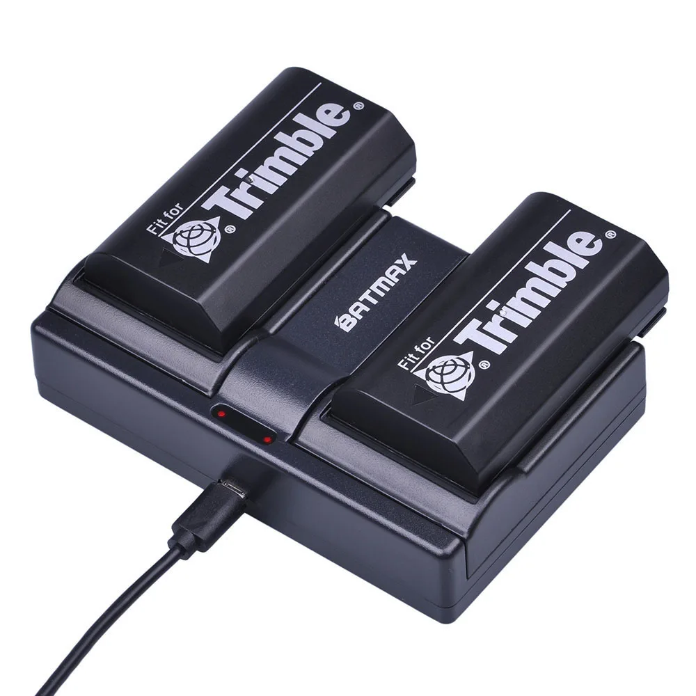Online 4 stücke 7,4 v 2600 mah Batterie + Dual USB Ladegerät für Trimble 54344 Batterie Trimble TR R8 Trimble 5700 5800, MT1000, R7, R8 GPS Empfänger