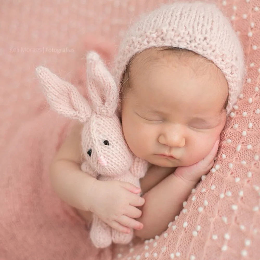 150x100cm Knit Acrylic Bobble Backdrop Mini Small Ball Wraps Newborn