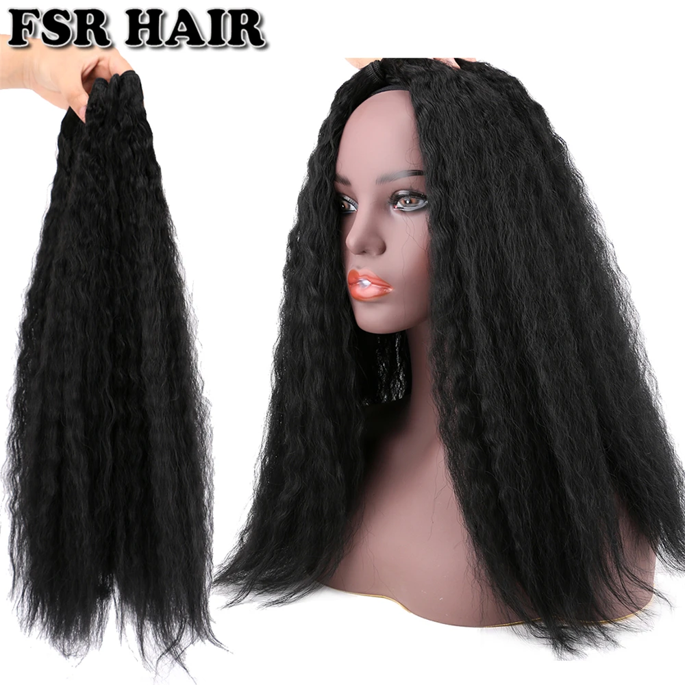 Cabelo Tecelagem Sintética de Alta Temperatura Encaracolado