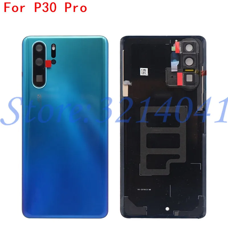 Задняя крышка для huawei P30 Батарея дверь сзади Стекло задняя Корпус для huawei P30 Pro задняя крышка+ Камера объектива