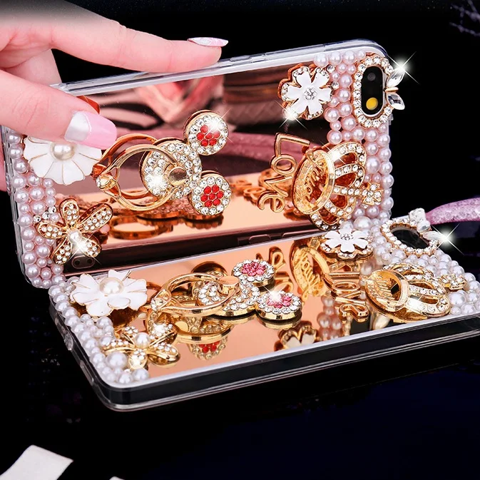 

2019 Hello Kitty Case For Redmi Note 7 5 6 Pro S2 6 6A Mirror Luxury Capa For Xiaomi 9 8SE 8 Lite 6X 5X MAX3 MIX2S Mirro Cover
