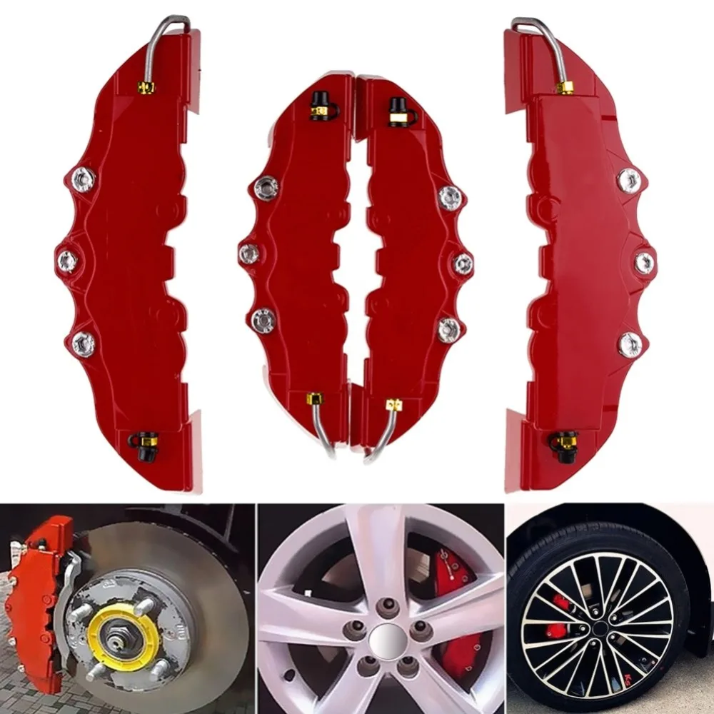 

High quality ABS plastic 3D red utility car universal disc brake caliper cover rear kit automatic universal