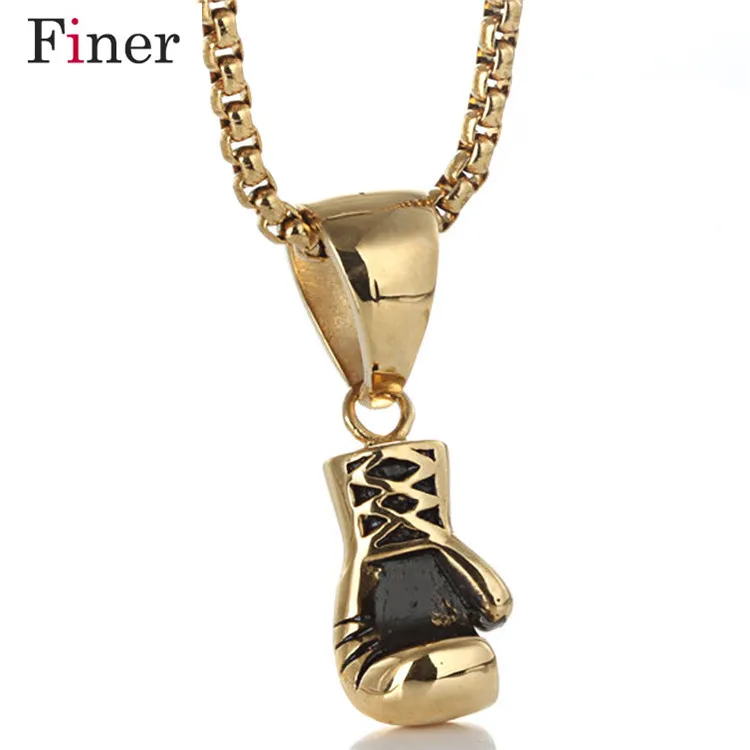 

Copper Necklace for men women Stainless Steel mini fist Pendant Chain Necklaces & Pendants Hip Hop Fashion Jewelry