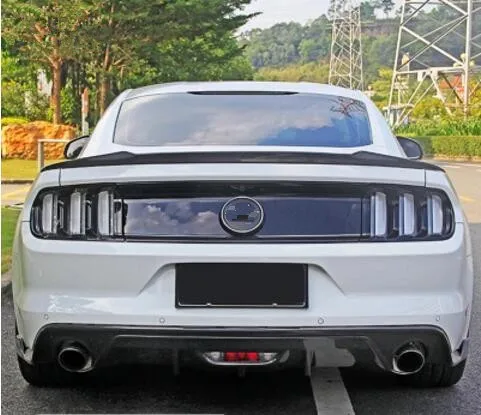 Высококачественная задняя крыла из углеродного волокна для FORD MUSTANG GT350 2015 2016 2017 2018