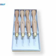 4 шт. дятел сухая резьба по дереву ручная инструменты чип деталь долото набор ножей инструмент