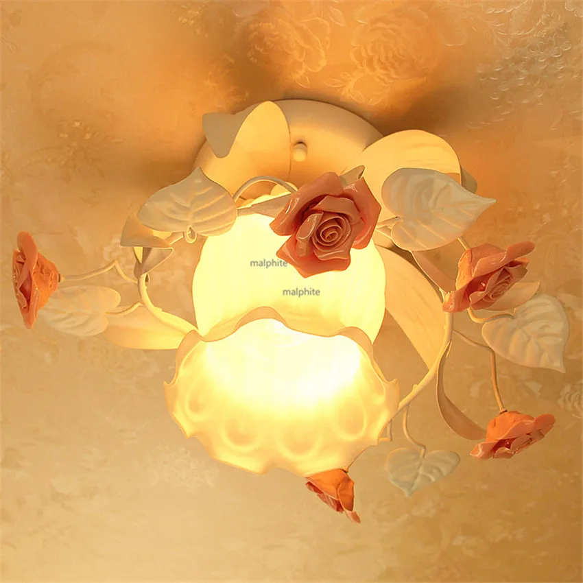 

Nordic Style LED Ceiling Lamp Modern Home Decor Bedroom Warm Romantic Lighting Coffee Shop Personality Creative Ceiling Lights