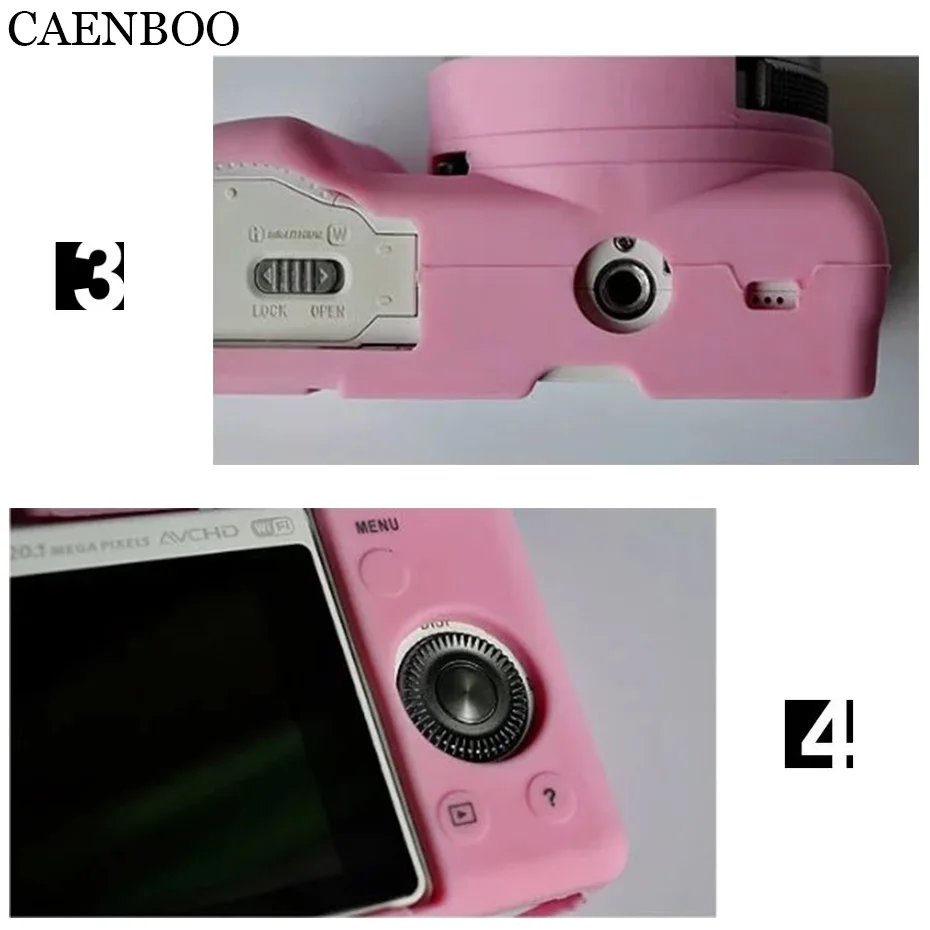 CAENBOO сумки Чехлы для камеры Мягкий гибкий силиконовый чехол Sony Alpha A5100 A5000 ILCE 5100/5000