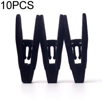 

10 Pcs Mini Flocking Hanger Hooks Velvet Hanger Clips Cloth Wardrobe Hooks
