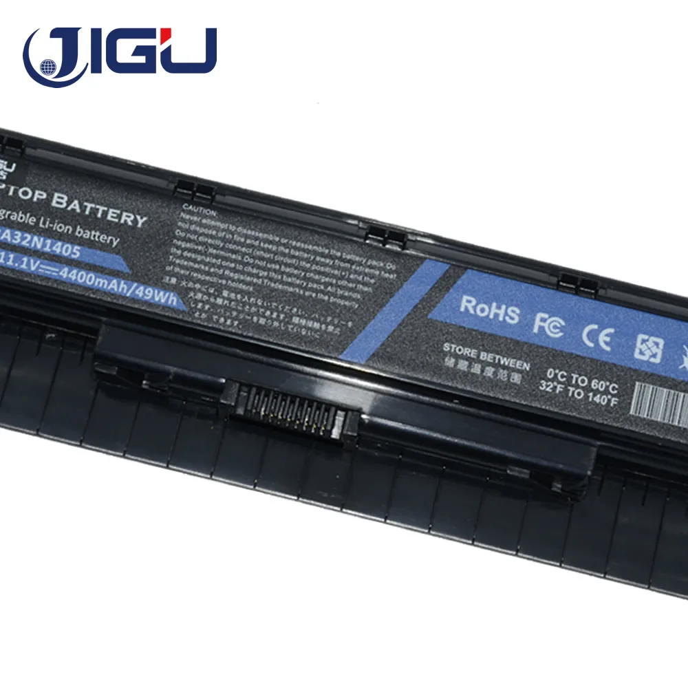 JIGU 6 ячеек ноутбук Батарея A32LI9H A32N1405 A32N14O5 для ASUS G551 G551J G551JK G551JM G551JW G58JM G771 N751JK N551VW N751