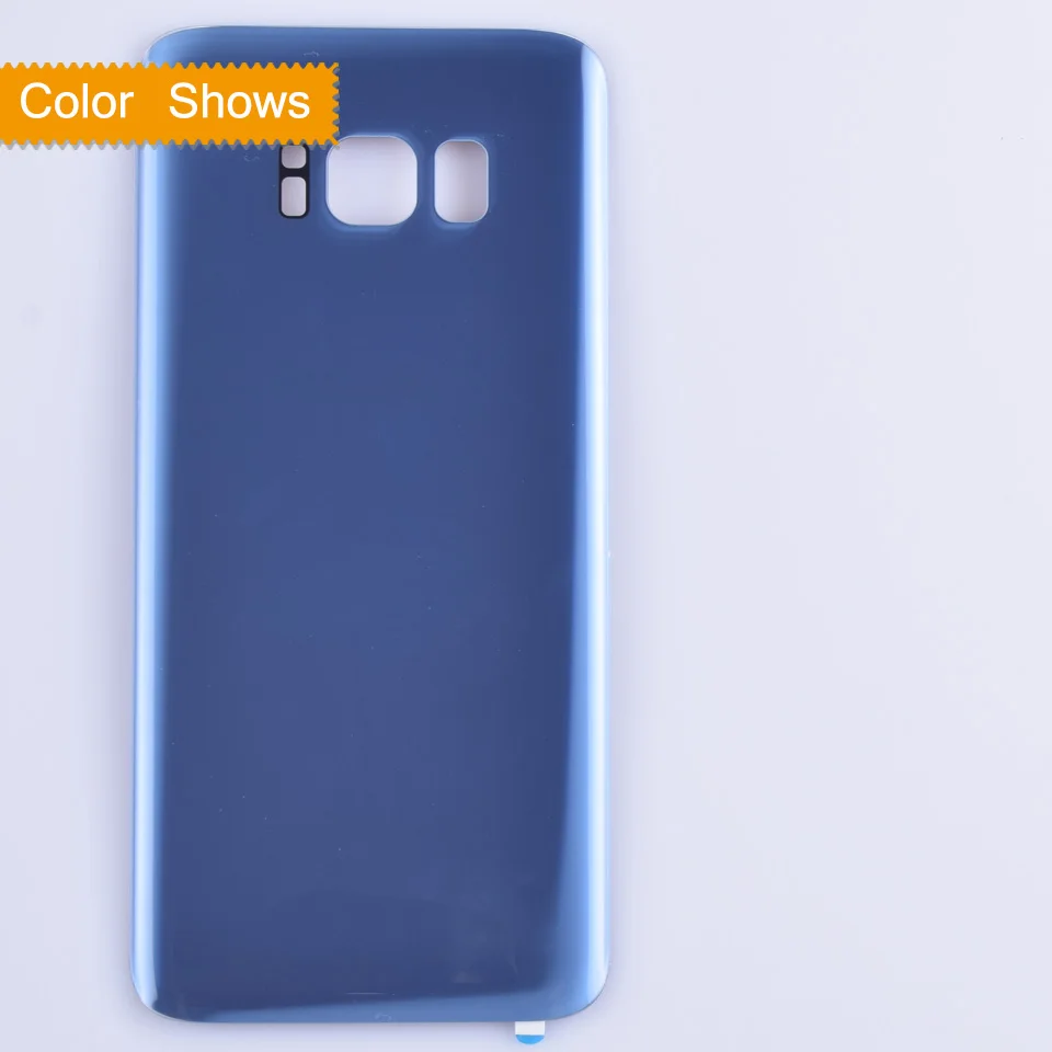 10 шт./лот для samsung Galaxy S8 G950 G950F SM-G950F корпус крышка батареи задняя крышка чехол Задняя Дверь Корпус Корпуса S8 - Цвет: blue
