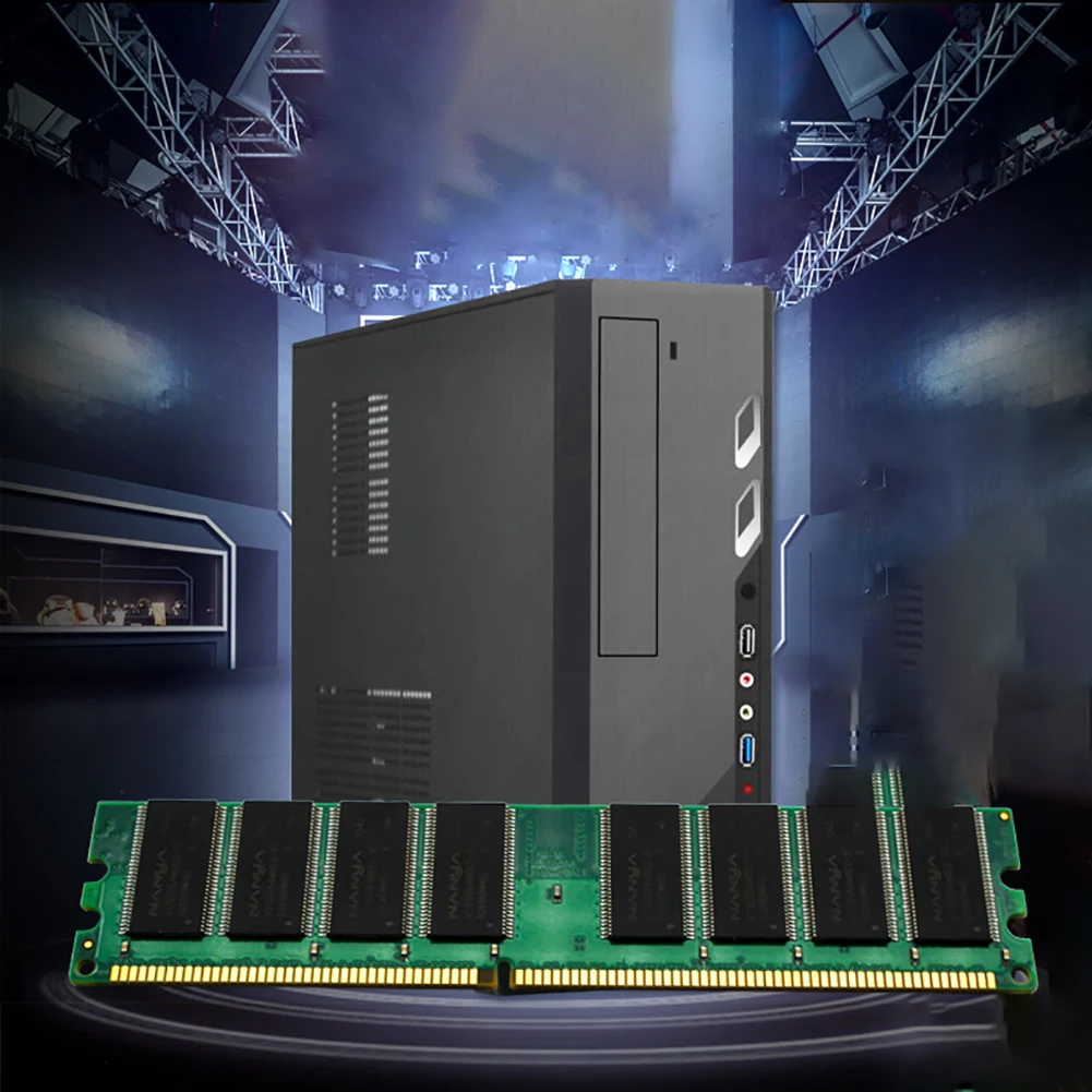 

2.6v Module DDR 1GB Compatible 400MHZ Memory Stable Low Density Desktop Computer Fast Universal Transmission Smoothly Single