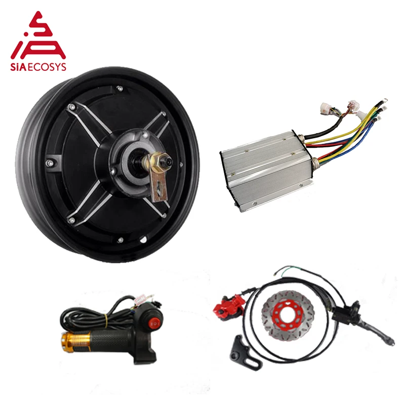 QSMOTOR 10 дюймов 3000 Вт 205 V3 dc бесщеточный мотор для скутера 48 В до 96 в высокое качество