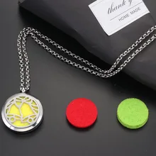 

Christmas Style Bell Aroma Necklace Stainless Steel Magnetic Essential Oil Diffuser Perfume Locket Cage Pendant Jewelry Chain