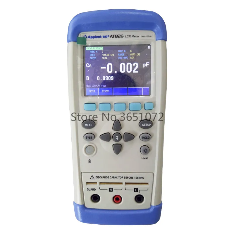 Digital LCR Meter Model AT826 ESR Meter Capacitance Meterin