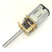 Long axis DIY N20 full metal gear motor, miniature DC gear motor, 3V-12V 12mm metal gearbox, high torque, low speed, CW/CCW