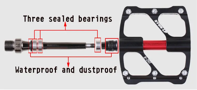 Велосипедные Подшипники педали противоскользящие сверхлегкие ЧПУ MTB горный велосипед педали герметичный Подшипник педали велосипедные аксессуары