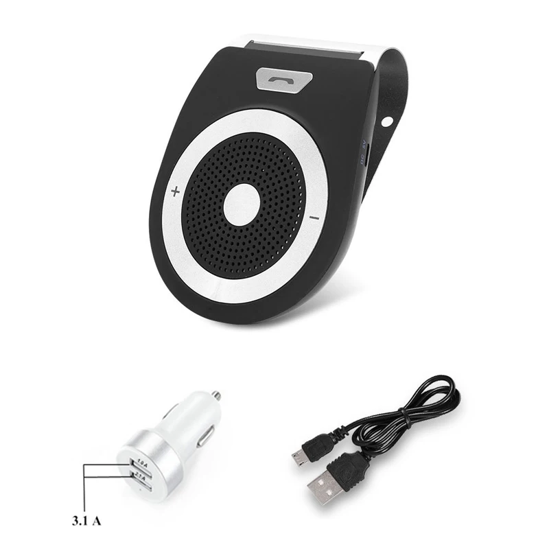 2018 Bluetooth Car Speakerphone Kit Handsfree Speaker Noise Cancelling