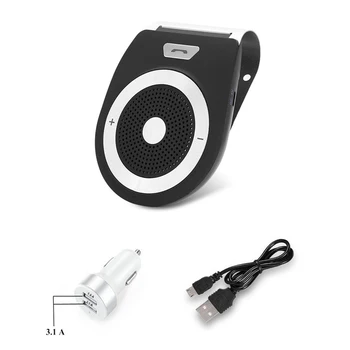 

2018 Bluetooth Car Speakerphone Kit Handsfree Speaker Noise Cancelling Wireless Aux Bluetooth Receiver
