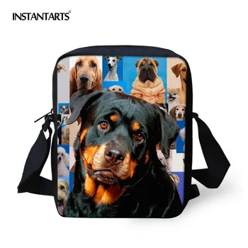 

INSTANTARTS Cool Dachshund Dog Puzzle Print Children School Bags Small Bookbag for Kindergarten Baby Mochila Kids Boy Schoolbags