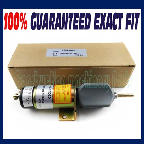 

Free shipping - Fuel shut off Shutdown stop solenoid 1504-24C2U1B1S1A 24V DC 1500-2057
