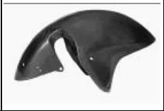 

Front Hugger Fender Tire Mudguard For Suzuki Hayabusa GSX1300R 1999 - 2007 Full Carbon Fiber 100% Twill