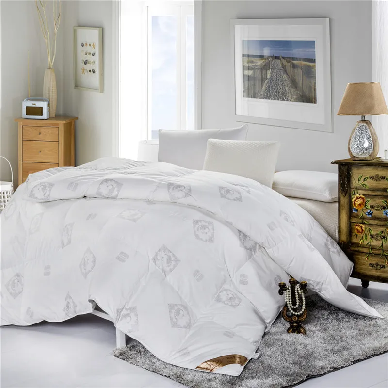 

Bai Shirui cotton printed cotton white feather duvet is feather quilt warm by Xin Zhengpin