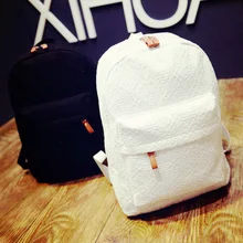 Fashion Lace School Bag Daypack for Teenagers Designer Durable Canvas Student’s Laptop Bag Backpacks Girl’s Lace Rucksack