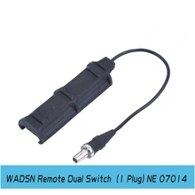 SEIGNEER дистанционный двойной переключатель(1 штекер) Тактические Легкие аксессуары подходят 20 мм Пикатинни прижим WNE07014 игрушечное оружие