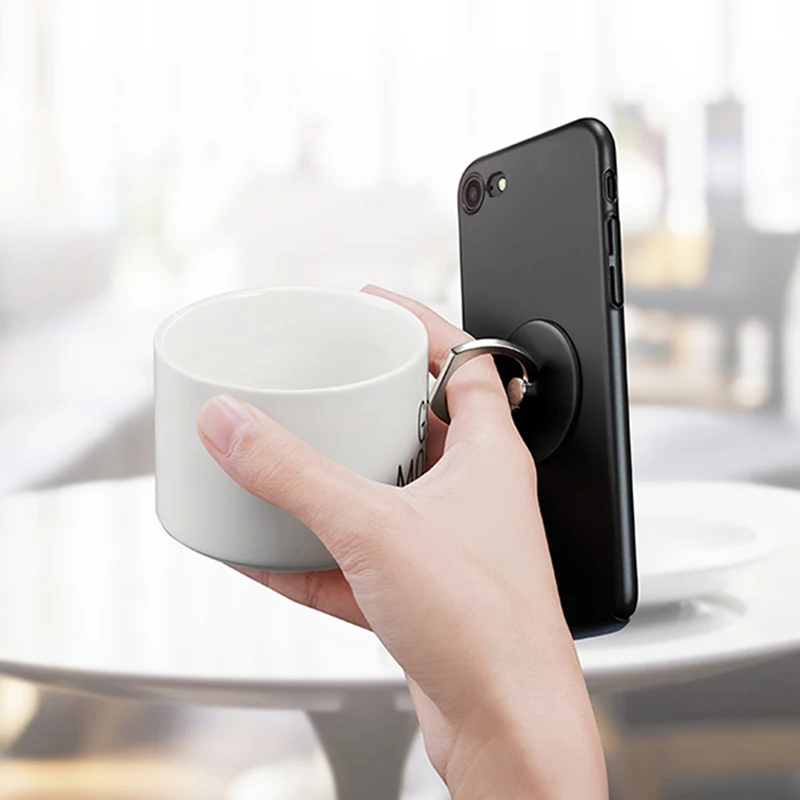 360 градусов палец кольцо держатель смартфона гнездо мобильного телефона Регулируемый держатель для iPhone samsung Автомобильный держатель Стенд ZSMZZY
