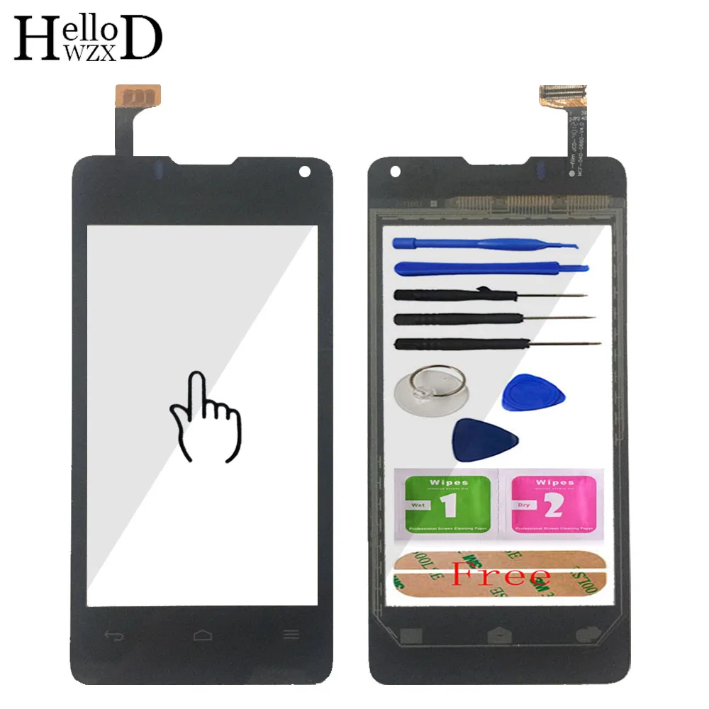 Переднее Сенсорное стекло внешнее для Huawei Ascend Y300 U8833 T8833 сенсорная панель с