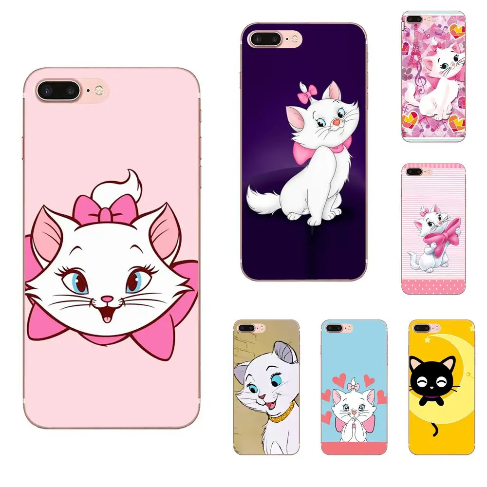 Diy Colorful Printing Drawing TPU Pink Cat Pattern Tpu For Huawei P7 P8 P9 P10 P20 P30 Lite Mini Plus Pro 2017 2018 2019 | Мобильные