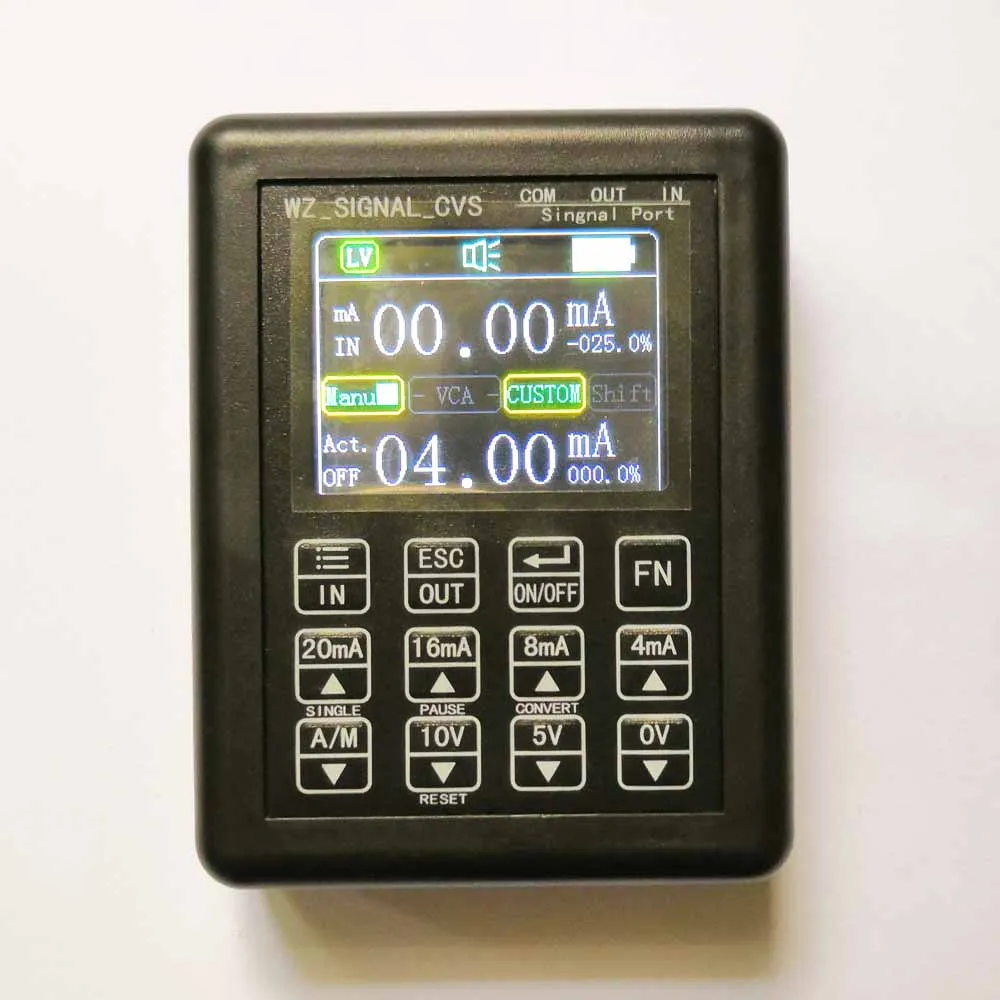 

Precision 4-20mA 0-10V Signal Generator Process Controlling Signal Calibrator Constant Current Source 0-20mA Simulator
