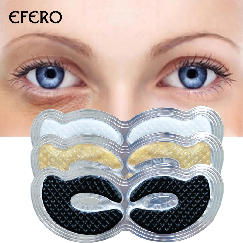 

Eye Pads Collagen Crystal Eye Mask Face Mask Eye Patches Eye Bags Wrinkle Dark Circles Remove Moisturizing Skin Care Gold Mask