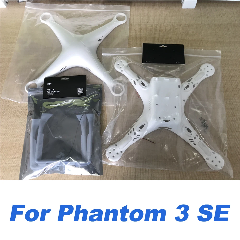 Оригинальный Корпус Корпуса DJI Phantom 3 SE верхний нижний корпус с винтами ESC шасси