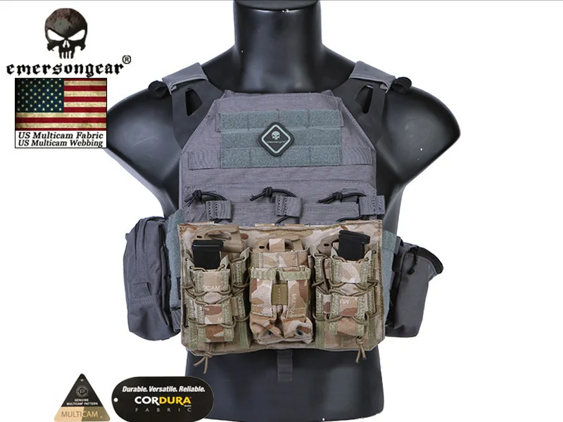 Emersongear Magazine Pouch Mag Pouch Molle Modular Assaulters Panel for Plate Carrier Pistol