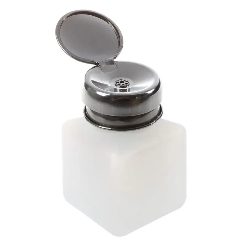 

Empty Pump Dispenser For Nail Art Polish Remover Bottle 100ML(White)