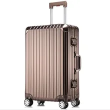 20 inch 29 Aluminum-magnesium Alloy Rolling Luggage Boarding Spinner Wheel Suitcase valise Trolley Hardside Box XL030