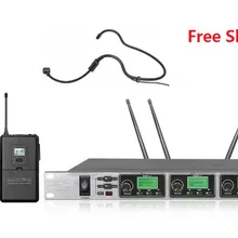 Bolymic UHF 4-канальный беспроводной микрофон PLL wireess 3 ручной 1 Handfree микрофон Системы