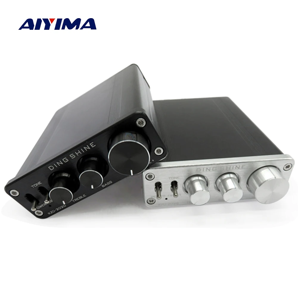 

AIYIMA TA2020 Audio Amplifier 2.0 Stereo Two Channel Amplificador 20W*2 DIY Sound System Speaker Home Theater