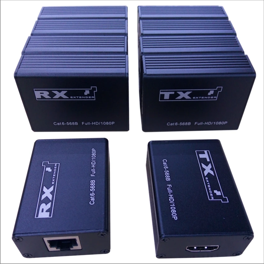 Hdmi extender до 30 м приемник передатчик TX/RX HDMI V1.3 HD 1080 P более CAT6 RJ45 Ethernet кабель для ТВ Проектор DVD