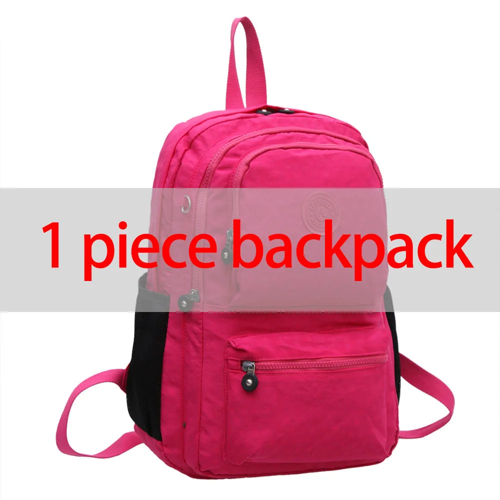 1 piece Rose Red ACEPERCH Оригинальная Повседневная Mochila женская сумка Рюкзак Школьная Сумка для девочки-подростка нейлоновые водонепроницаемые Рюкзаки Женские - Цвет: 1 piece Rose Red