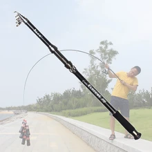 High Quality Carbon Telescopic Fishing Rod 2 1M 2 4M 2 7M 3M 3 6M Travel