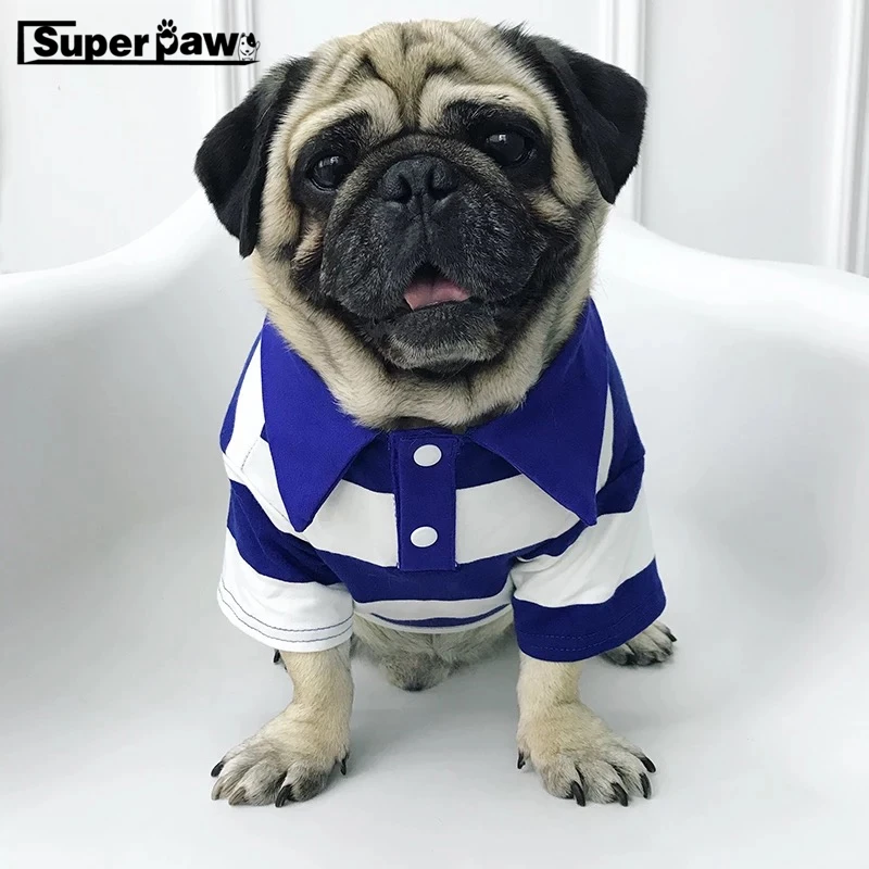 

Tide Brand Pet Dog Clothes Summer T-shirt for Small Dogs French Bulldog Jacket Yorkshire Hoodie Chihuahua Coat Costume GSC04