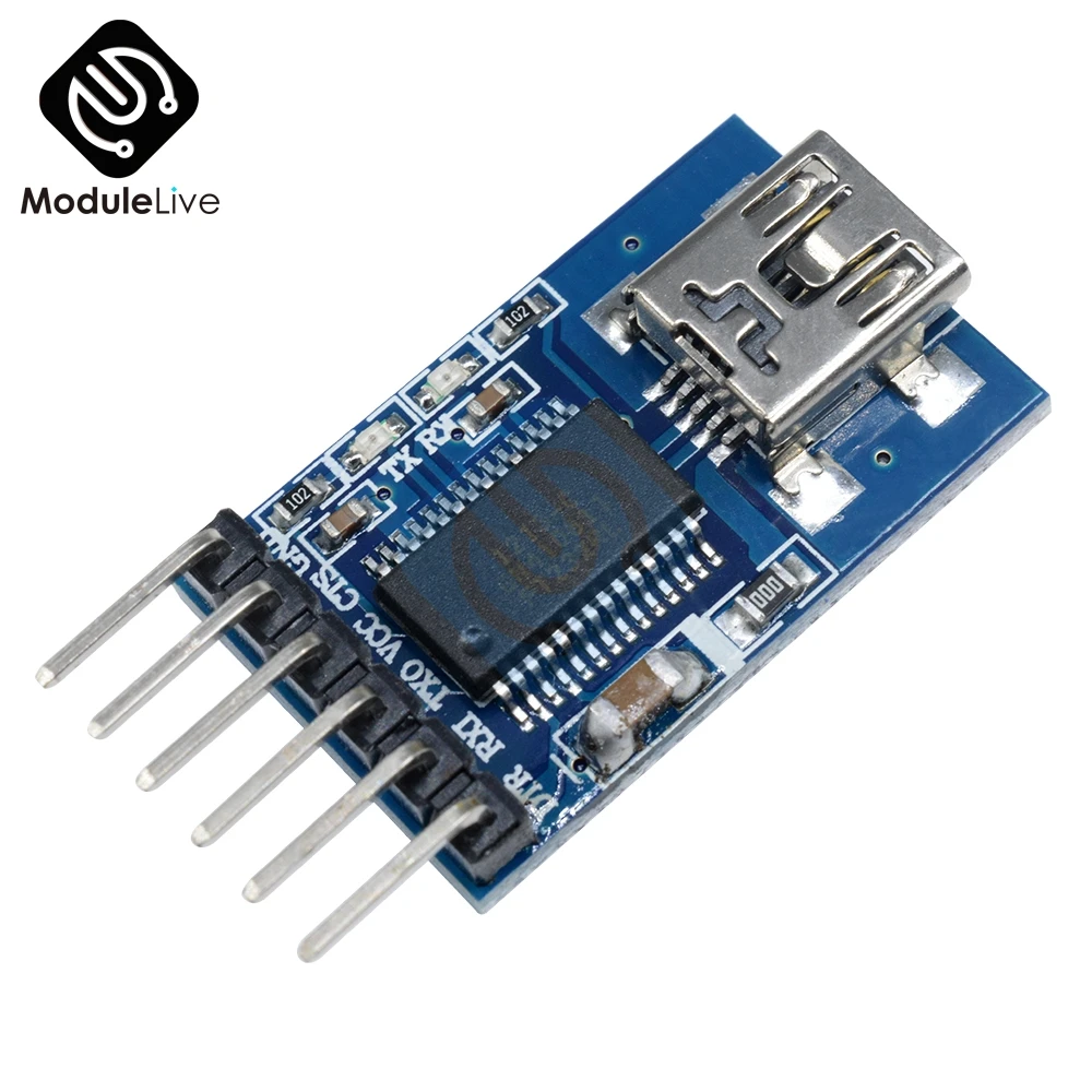 3 В 5 FT232RL FTDI USB к TTL Последовательный RS232 Max232 модуль адаптера для Arduino мини порт