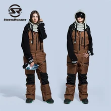 STORMRUNNER, женские лыжные штаны, водонепроницаемые зимние штаны, уличные зимние спортивные теплые штаны для сноуборда, женские зимние лыжные штаны