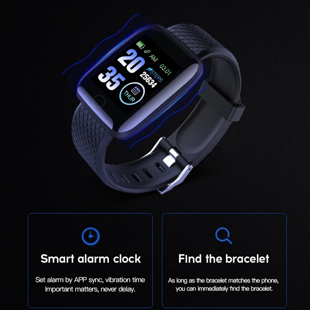 16 плюс Смарт-часы цветной сенсорный экран для сердечного ритма кровяное давление сна спортивные Смарт-часы водонепроницаемый смарт-браслет PK Mi Band 4